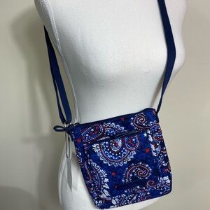 NWT Vera Bradley Firework Paisley Mini Hipster Crossbody Bag